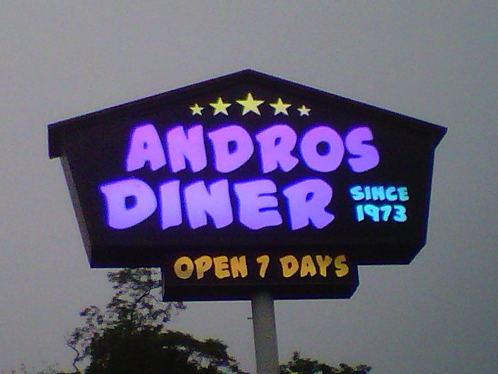 Andros Diner - Sign