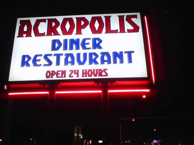Acropolis Diner - Sign