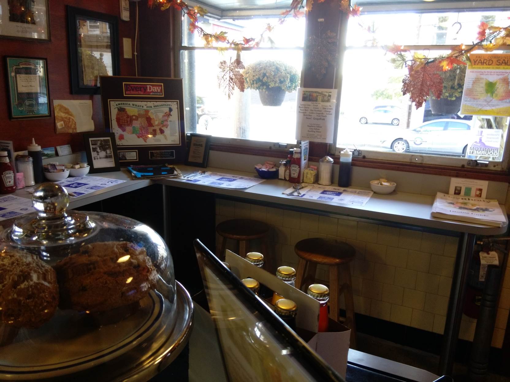 Front counter at Jigger's Diner