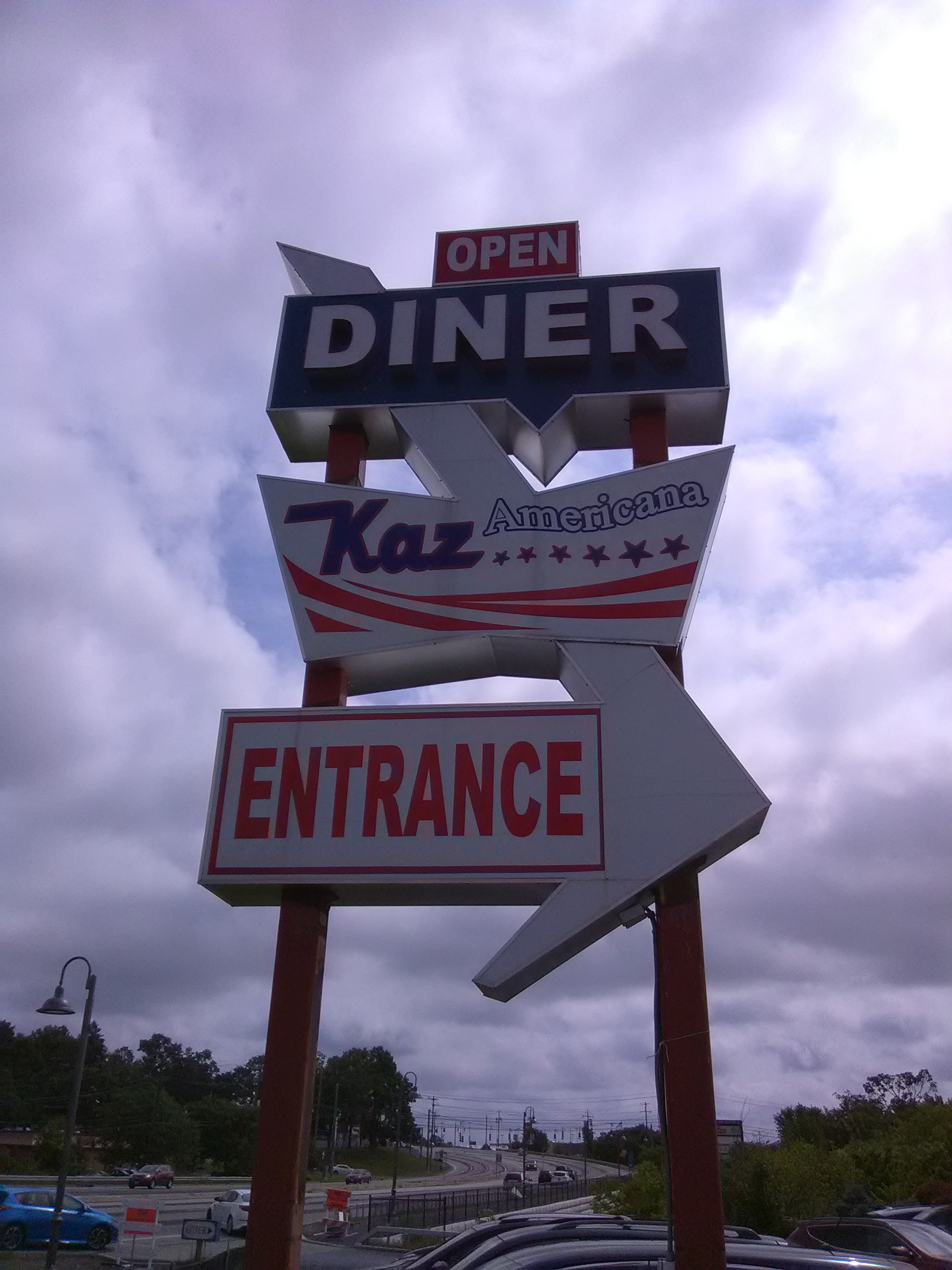 Kaz Americana Diner - Sign