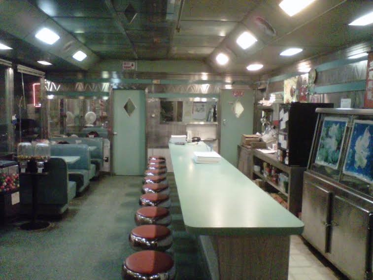 Dragon Phoenix - remaining intact end of interior (restroom end), mostly original