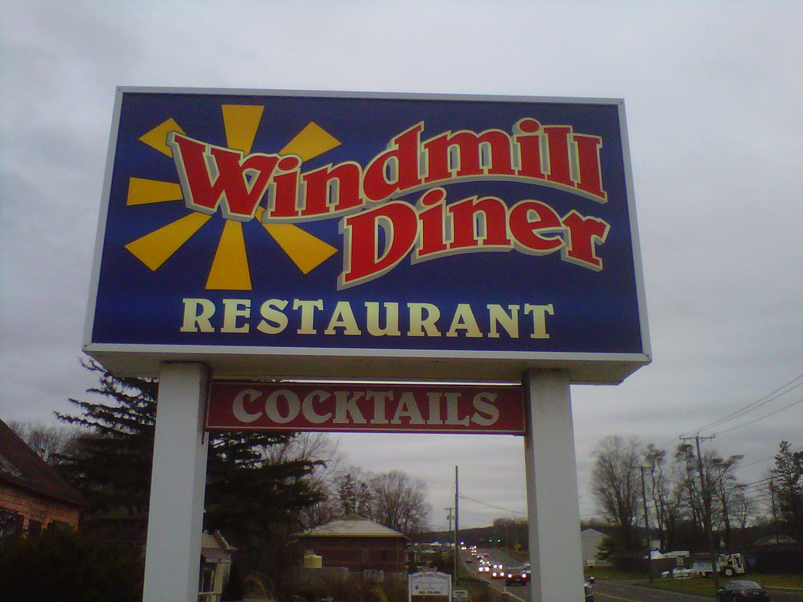 Windmill Diner - sign