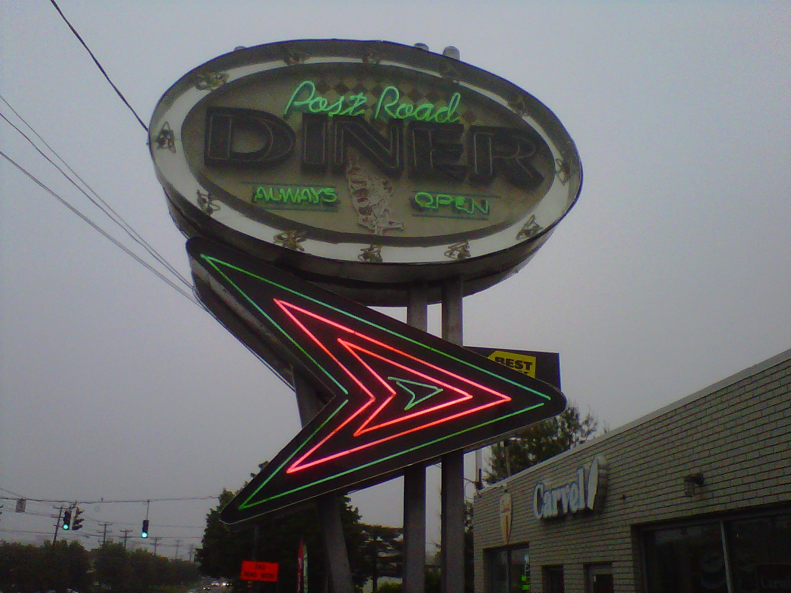 Post Road Diner - Sign