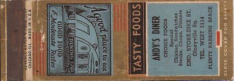 Andy's Diner - Matchbook (2)