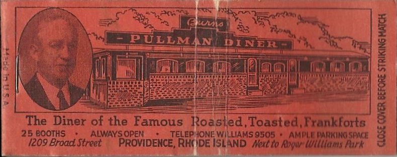 Liberty Diner - Matchbook (2)