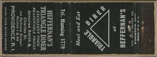 Heffernan's Triangle Diner - Matchbook (2)