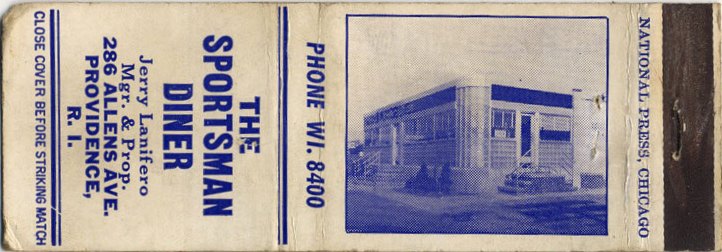 Sportsman Diner - Matchbook (2)