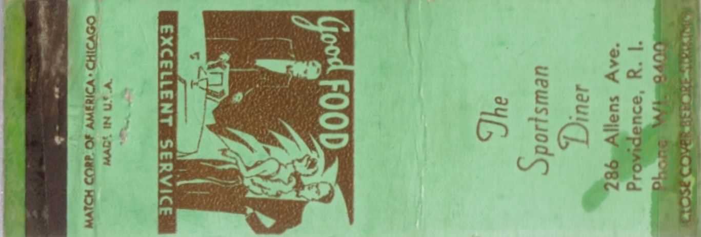 Sportsman Diner - Matchbook (4)