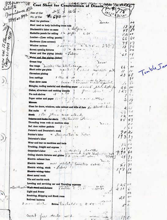 WLC #640 - Work inventory for 1941 refurbishment

([Worcester Historical Museum](http://www.worcesterhistory.org/ "Worcester Historical Museum"), thanks to Gary Thomas)